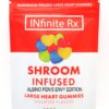 Buy INfinite Rx Shroom Infused Albino Penis Envy Edition Large Heart Gummies Edibles (4000mg) Online UK
