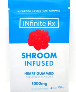 Buy INfinite Rx Shroom Infused Heart Gummies Edibles (1000mg) Online UK